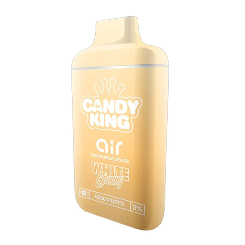 Candy King Gold Bar Disposable 6000 Puffs 13mL 50mg | MOQ 10 White Gummy 