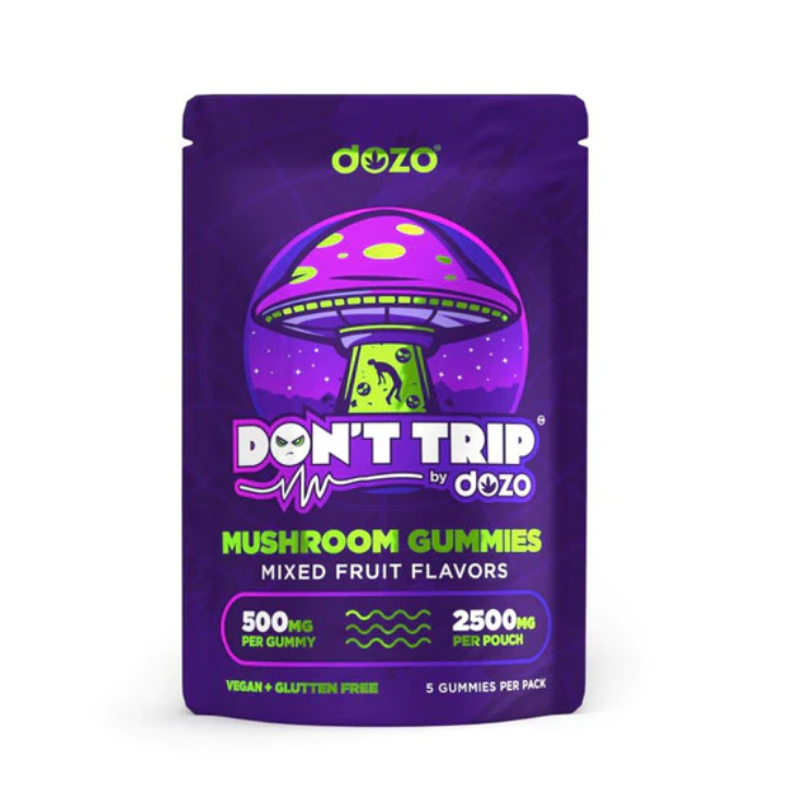 Dozo – Don’t Trip Mushroom Gummies – Mixed Fruit (5ct/2500mg)