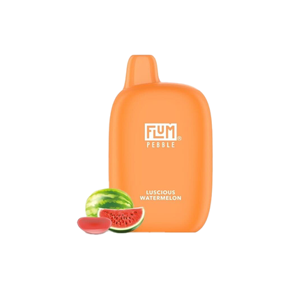 Flum Pebble Disposable 6000 Puffs 14mL 50mg | MOQ 10 Luscious Watermelon