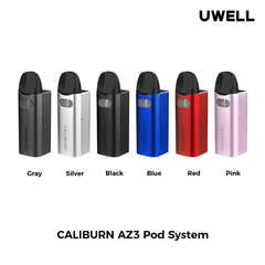 Uwell Caliburn AZ3 17W Kit (Pod System) Group Photo