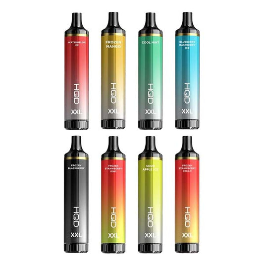 HQD XXL Cuvie Pro Disposable 4500 Puffs 12mL 50mg | MOQ 10 | Group Photo