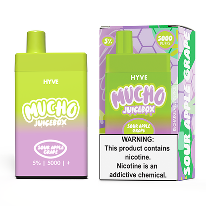 Mucho Hyve Disposable 5000 Puffs 12mL 50mg | MOQ 5