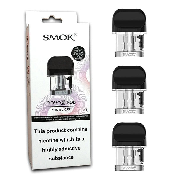 SMOK Novo X Replacement Pods (3-Pack)