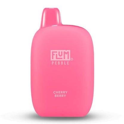 Flum Pebble Disposable 6000 Puffs 14mL 50mg | MOQ 10 Cherry Berry