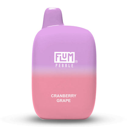 Flum Pebble Disposable 6000 Puffs 14mL 50mg | MOQ 10 Cranberry Grape