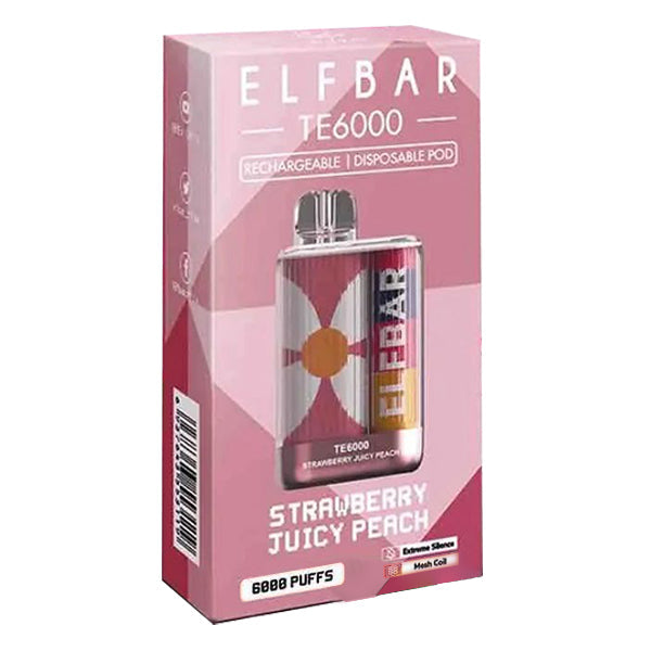 Elf Bar TE6000 Disposable | 6000 Puffs | 13mL | 40mg-50mg