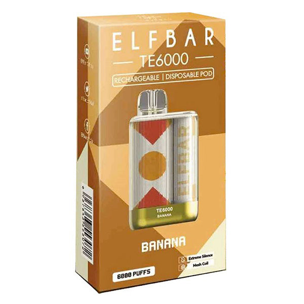 Elf Bar TE6000 Disposable | 6000 Puffs | 13mL | 40mg-50mg