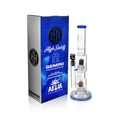 High Society – Gemini Premium Wig Wag Water Pipe