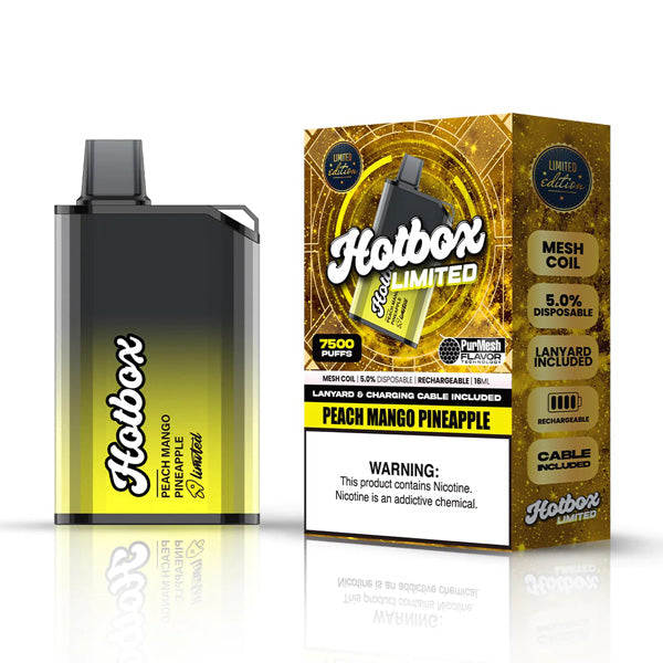 Puff HotBox Disposable 7500 puffs 16mL 50mg | MOQ 10pc