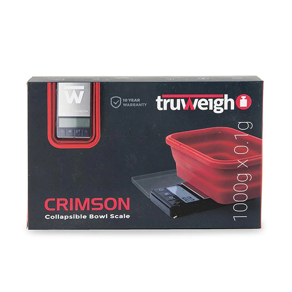 Truweigh Crimson Scale Collapsible Bowl