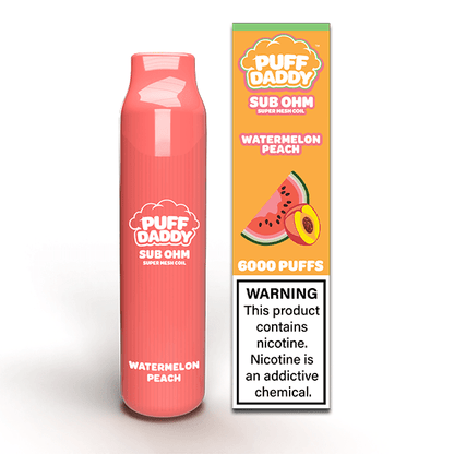Puff Daddy Disposable 6000 Puffs 14mL 50mg | MOQ 10
