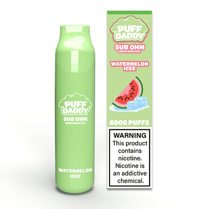 Puff Daddy Disposable 6000 Puffs 14mL 50mg | MOQ 10