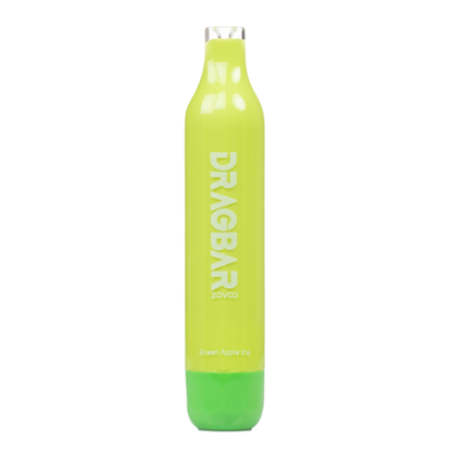 ZOVOO DRAGBAR Disposable 5000 Puffs 13mL 50mg | MOQ 10 Green Apple Ice