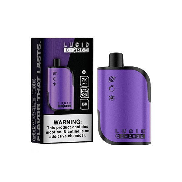 Lucid Charge Disposable 7000 Puffs 14mL 50mg | MOQ 10