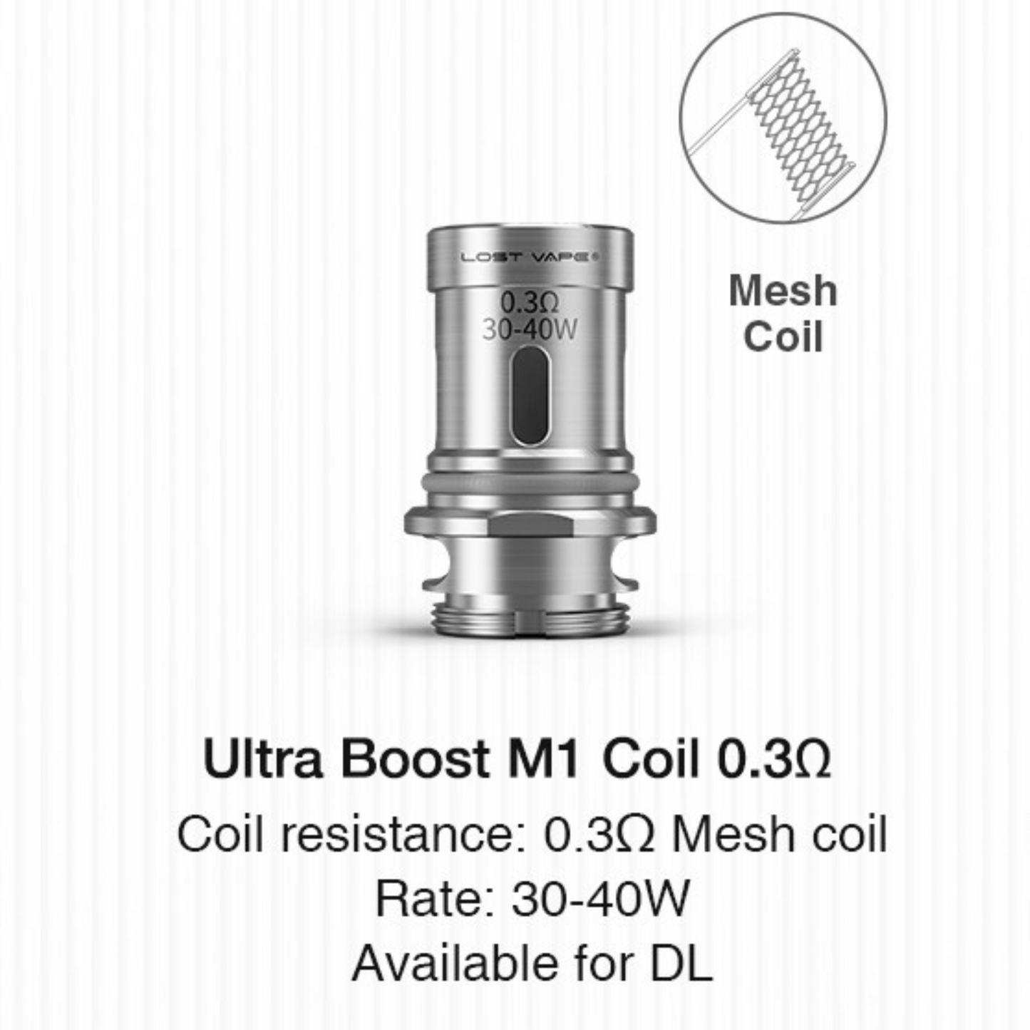 Lost Vape Ultra Boost Coils (5-Pack)